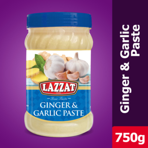 LAZZAT 다진 생강 &amp; 마늘 Ginger &amp; Garlic Paste 750g