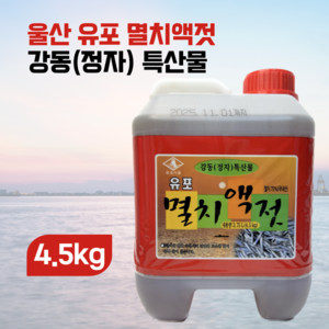 울산 유포 멸치액젓 천연조미료 4.5kg